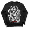 Jordan 14 "Black/White" DopeSkill Long Sleeve T-Shirt No Days Off Graphic Streetwear - Black