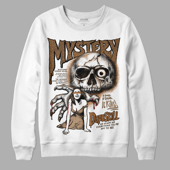 Jordan 3 Retro Palomino DopeSkill Sweatshirt Mystery Ghostly Grasp Graphic Streetwear - White