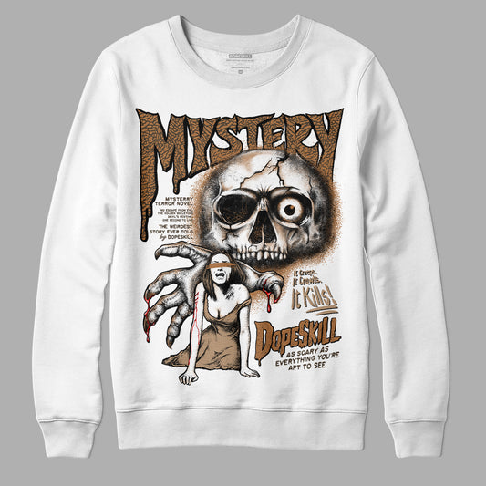Jordan 3 Retro Palomino DopeSkill Sweatshirt Mystery Ghostly Grasp Graphic Streetwear - White