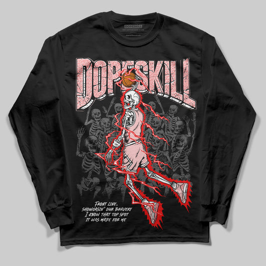 Jordan 3 Retro Valentine's Day Treat Yourself (2025) DopeSkill Long Sleeve T-Shirt Thunder Dunk Graphic Streetwear - Black