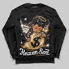 Jordan 5 “Earth/Metallic Gold” DopeSkill Long Sleeve T-Shirt Heaven Sent Graphic Streetwear - Black