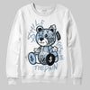 Jordan 40 “Blue Suede” DopeSkill Sweatshirt Smile Through The Pain Graphic Streetwear - White