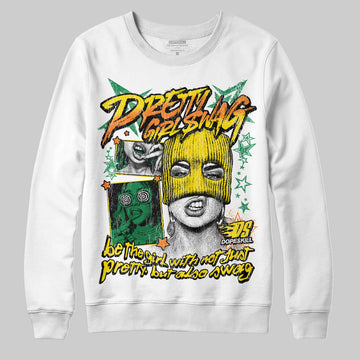 Dunk Low Reverse Brazil DopeSkill Sweatshirt Pretty Girl Swag Graphic Streetwear - White