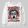 Jordan 4 “Flight Club” DopeSkill Sweatshirt Root of Evil Graphic Streetwear - White