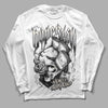 Jordan 3 “Off Noir” DopeSkill Long Sleeve T-Shirt Money On My Mind Graphic Streetwear - WHite