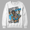 Jordan 2 Low "University Blue" DopeSkill Sweatshirt Don't Kill My Vibe Graphic Streetwear - White 