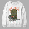 Olive Sneakers DopeSkill Sweatshirt Money Talks Graphic Streetwear - White