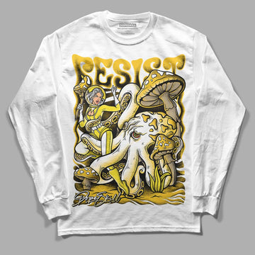 Jordan 4 Retro “Vivid Sulfur” DopeSkill Long Sleeve T-Shirt Resist Graphic Streetwear - White 