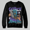 Jordan 8 Retro 'Aqua' 2025 DopeSkill Sweatshirt Get Rich Graphic Streetwear - Black