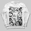 Jordan 9 Cool Grey DopeSkill Long Sleeve T-Shirt Built Different Graphic Streetwear - White