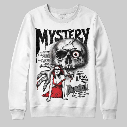 Jordan 10 Retro Shadow (2025) DopeSkill Sweatshirt Mystery Ghostly Grasp Graphic Streetwear - White