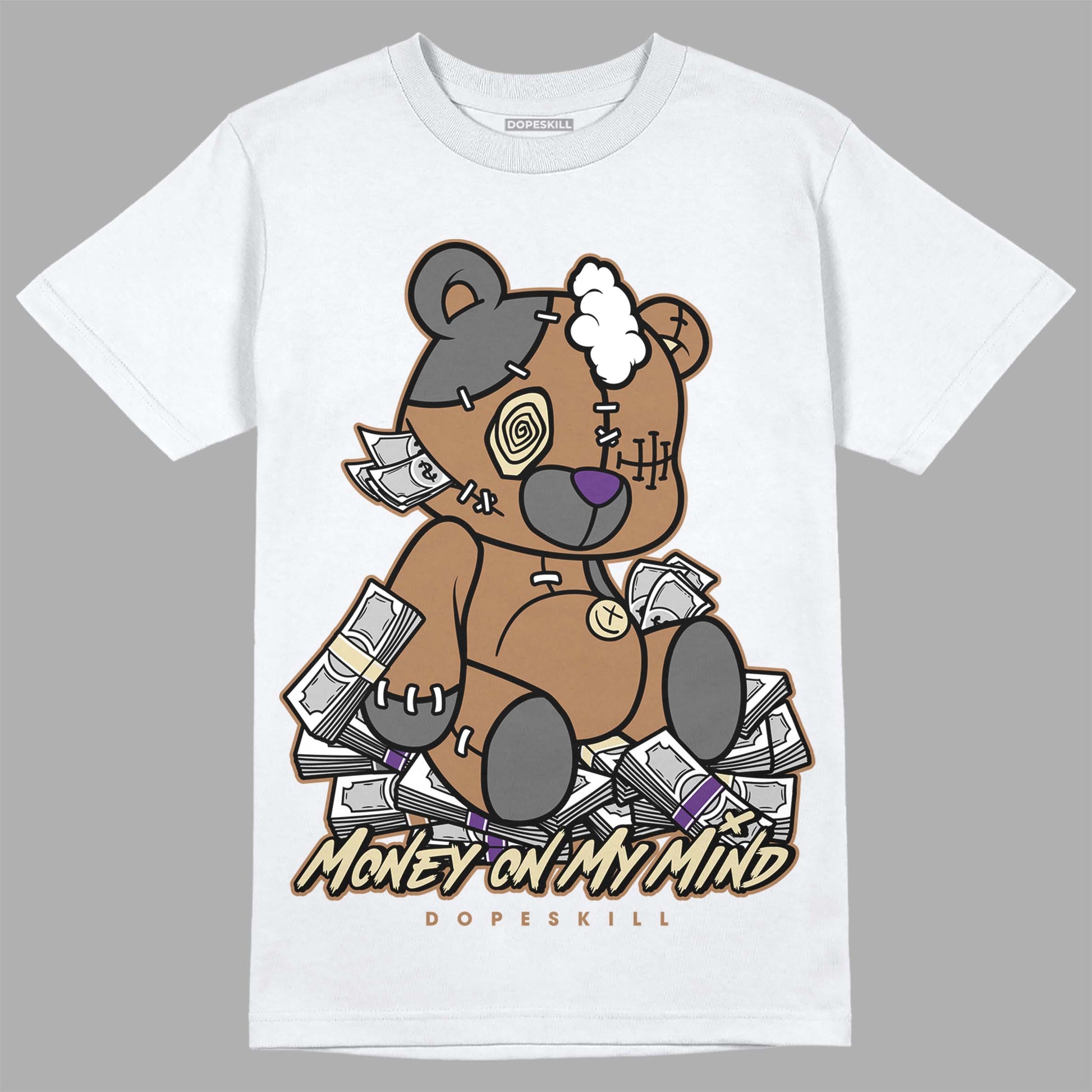 Jordan 6 WMNS Gore-Tex Brown Kelp DopeSkill T-Shirt MOMM Bear Graphic Streetwear - White