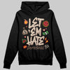 A Ma Maniére x Air Jordan 4 “Dark Mocha” DopeSkill Hoodie Sweatshirt Let 'em Hate Graphic Streetwear - Black
