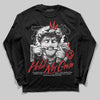 Jordan 11 Retro Low Bred (2025) DopeSkill Long Sleeve T-Shirt In My Way Graphic Streetwear - Black