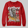 Nigel Sylvester x Air Jordan 4 ‘Brick by Brick’ DopeSkill Sweatshirt Get Rich Graphic Streetwear - Red