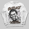 A Ma Maniére x Air Jordan 4 “Dark Mocha” DopeSkill Long Sleeve T-shirt Outlast Graphic Streetwear - White