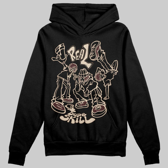 A Ma Maniére x Air Jordan 4 “Dark Mocha” DopeSkill Hoodie Sweatshirt Real Y2K Players Graphic Streetwear - black