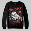 Red Sneakers DopeSkill Sweatshirt Outlast Graphic Streetwear - black