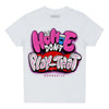 Jordan 4 GS “Hyper Violet” DopeSkill Toddler Kids T-shirt Homie Don't Play That Graphic Streetwear - White