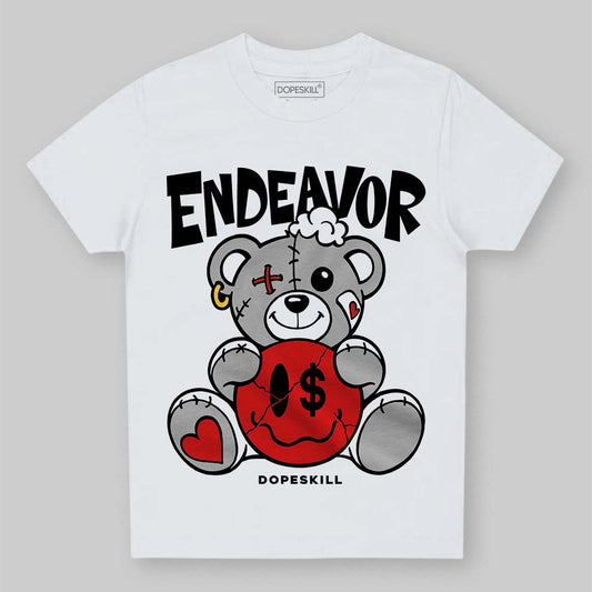 Black and White Sneakers DopeSkill Toddler Kids T-shirt Endeavor Graphic Streetwear - White 