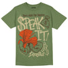 Olive Sneakers DopeSkill Olive T-Shirt Speak It Graphic Streetwear