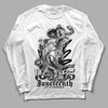 Jordan 1 Retro Low OG Black Cement DopeSkill Long Sleeve T-Shirt Juneteenth Graphic Streetwear - White