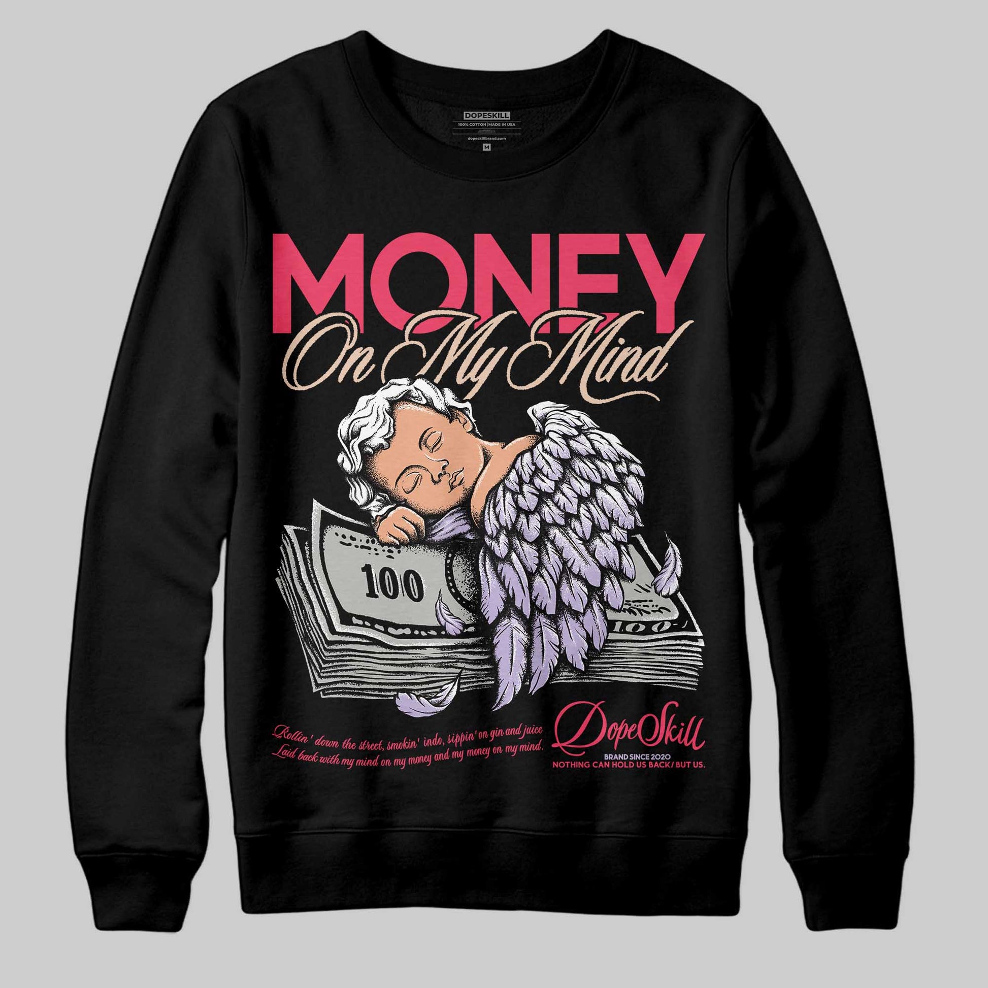 Jordan 5 Low “Peanut Butter Jelly” DopeSkill Sweatshirt MOMM Graphic Streetwear - Black