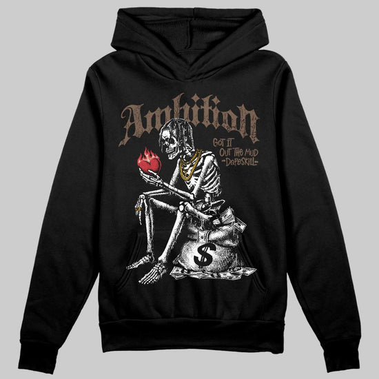 A Ma Maniére x Air Jordan 4 “Dark Mocha” DopeSkill Hoodie Sweatshirt Ambition Graphic Streetwear - black