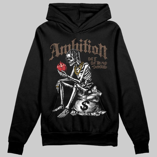 A Ma Maniére x Air Jordan 4 “Dark Mocha” DopeSkill Hoodie Sweatshirt Ambition Graphic Streetwear - black
