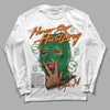 Green Sneakers DopeSkill Long Sleeve T-Shirt Never Stop Hustling Graphic Streetwear - White 