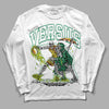 Green Sneakers DopeSkill Long Sleeve T-Shirt VERSUS Graphic Streetwear - White 