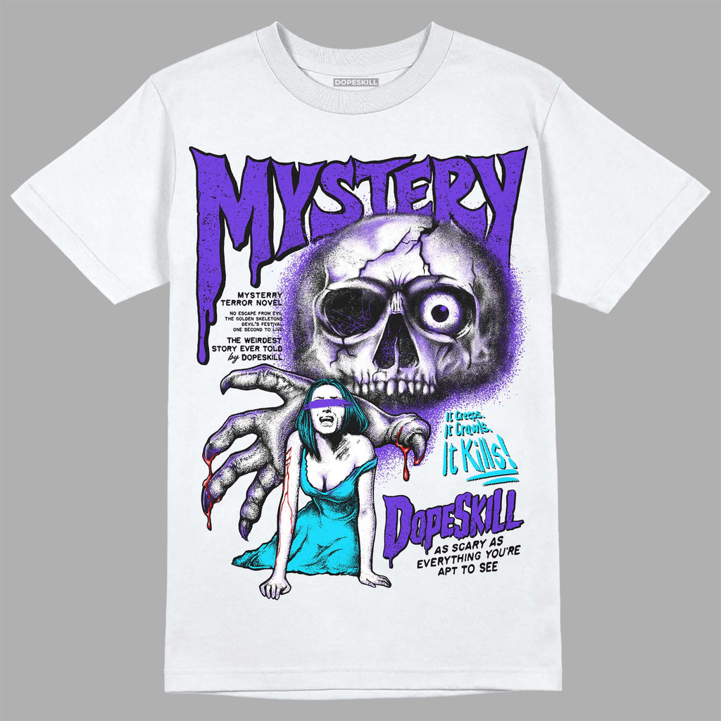 Jordan 6 Aqua DopeSkill T-Shirt Mystery Ghostly Grasp Graphic Streetwear - White