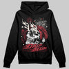 Jordan 4 “Sierra Red" DopeSkill Hoodie Sweatshirt Drip Season Graphic Streetwear - Black