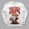 Jordan 1 Retro High OG "Satin Bred" DopeSkill Long Sleeve T-Shirt Stay High Graphic Streetwear - White