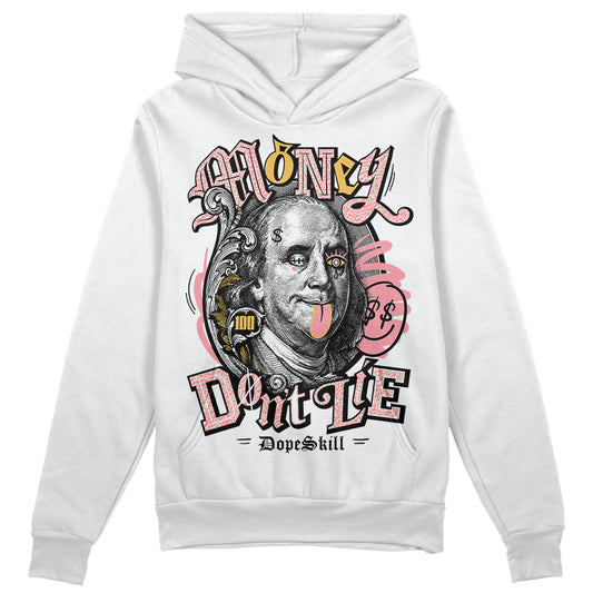 Jordan 3 GS “Red Stardust” DopeSkill Hoodie Sweatshirt Money Don't Lie Graphic Streetwear - White