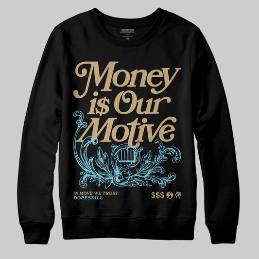 Jordan 11 City Pack “H-Town” DopeSkill Sweatshirt Money Is Our Motive Typo Graphic Streetwear - Black