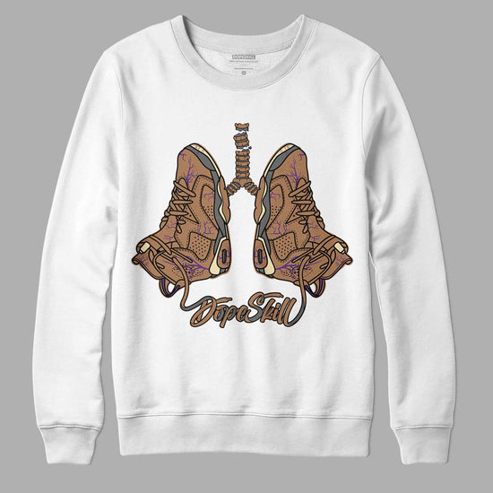 Jordan 6 WMNS Gore-Tex Brown Kelp DopeSkill Sweatshirt Breathe Graphic Streetwear - WHite