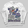 Jordan 1 Retro Low OG Zion Williamson Voodoo Alternate DopeSkill Long Sleeve T-Shirt Born To Be Rich Graphic Streetwear - White