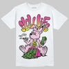 Pink Sneakers DopeSkill T-Shirt Slow Life Graphic Streetwear - White