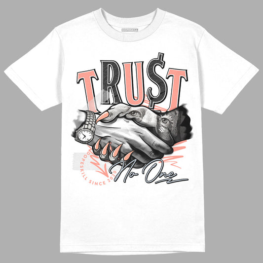 DJ Khaled x Jordan 5 Retro ‘Crimson Bliss’ DopeSkill T-Shirt Trust No One Graphic Streetwear - White 