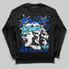Royal Blue Sneakers DopeSkill Long Sleeve T-Shirt Got It Out The Mud Graphic Streetwear - Black