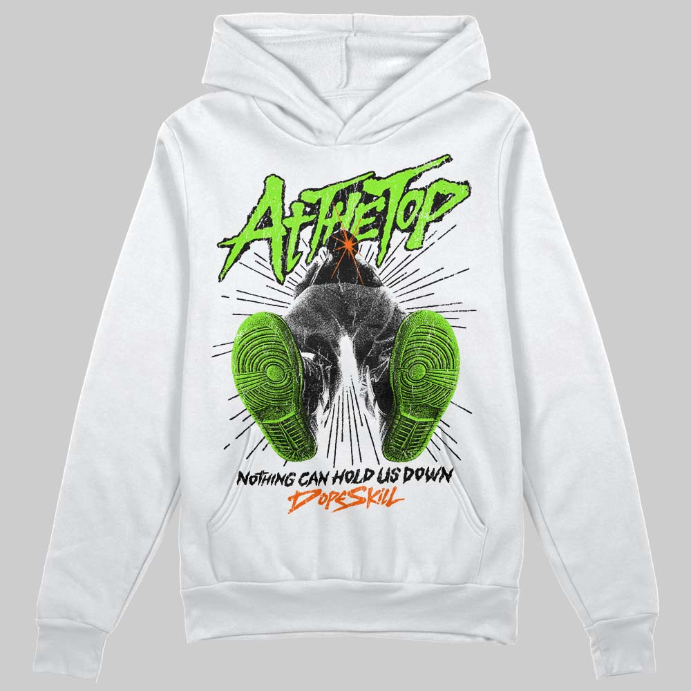 Neon Green Sneakers DopeSkill Hoodie Nothing Can Hold US Down Graphic Streetwear - White