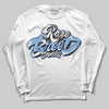 Jordan 4 WMNS 'Forget Me Not' DopeSkill Long Sleeve T-Shirt Rare Breed Type Graphic Streetwear - White