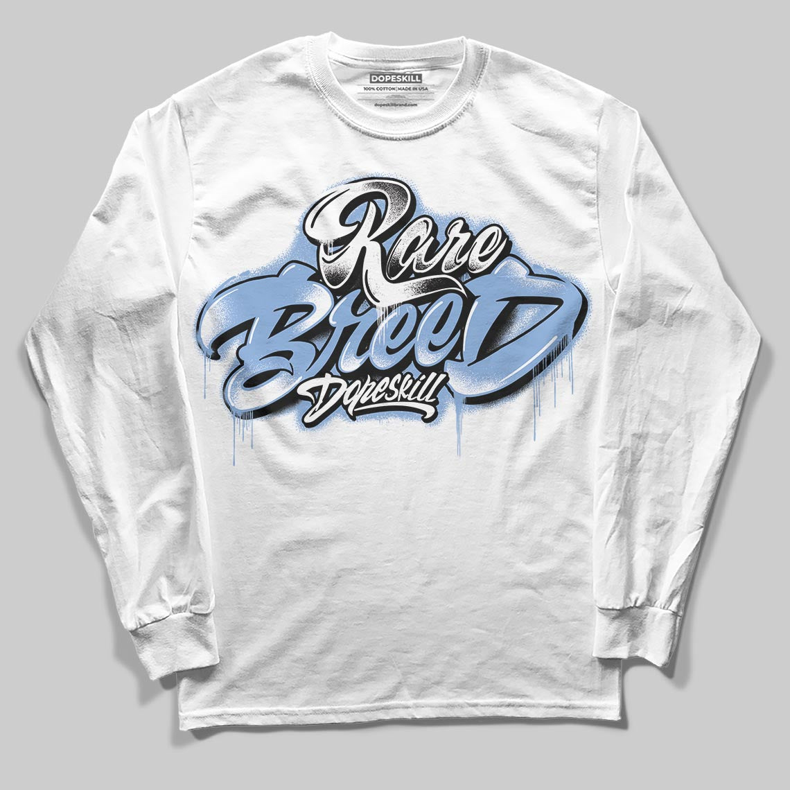 Jordan 4 WMNS 'Forget Me Not' DopeSkill Long Sleeve T-Shirt Rare Breed Type Graphic Streetwear - White