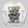 Jordan 5 “Luminous Green” DopeSkill Long Sleeve T-Shirt The Mouth With No Droughts Graphic Streetwear - WHite