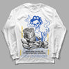 Jordan 14 “Laney” DopeSkill Long Sleeve T-Shirt Show Me The Money Graphic Streetwear - White