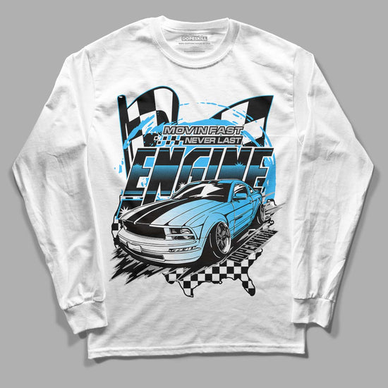 Jordan 2 Low "University Blue" DopeSkill Long Sleeve T-Shirt ENGINE Tshirt Graphic Streetwear - White