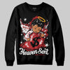 Jordan 12 Retro Flu Game (2025) DopeSkill Sweatshirt Heaven Sent Graphic Streetwear - Black