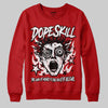 Red Sneakers DopeSkill Sweatshirt Root of Evil Graphic Streetwear - red