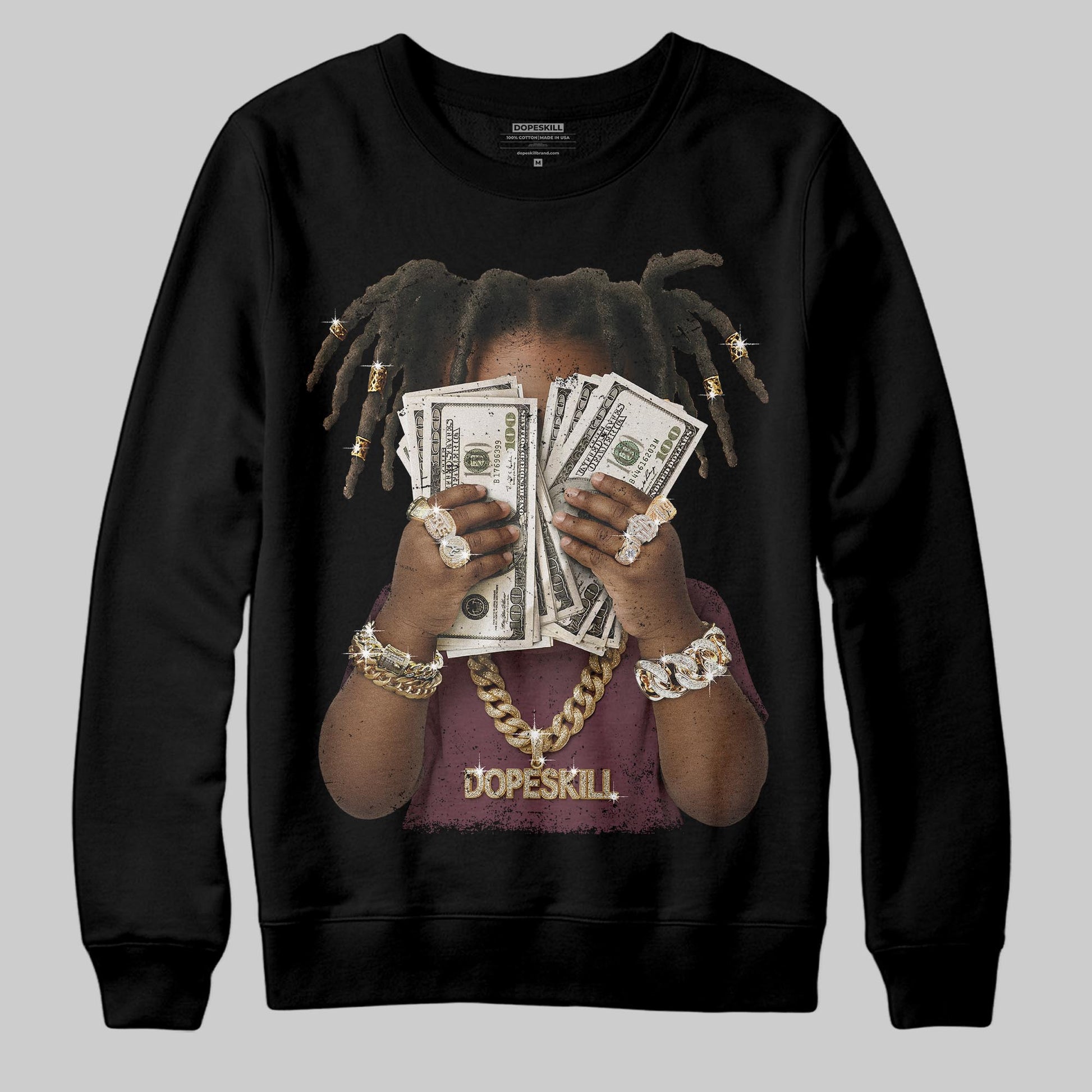 Asics Gel-Cumulus 16 "Port Royal" DopeSkill Sweatshirt Rich Youth Graphic Streetwear - Black